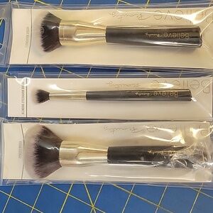 Believe Beauty Makeup Brush Set of 3 New In Package